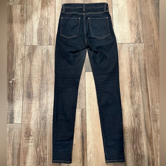 Hudson Barbara Super Skinny High Rise Dark Wash Denim Jeans - Picture 5 of 14